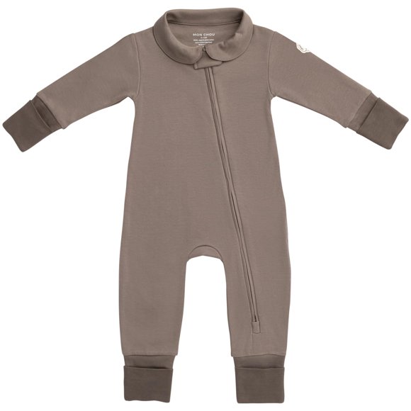 Pijamas MON CHOU Convertibles Suaves de Algodón Orgánico para Bebés
