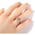 thumbnail image 4 of 14K Gold Open Geometric Moissanite Ring, Modern Design for Men, Ideal Birthday Gift for Men, 4 of 6