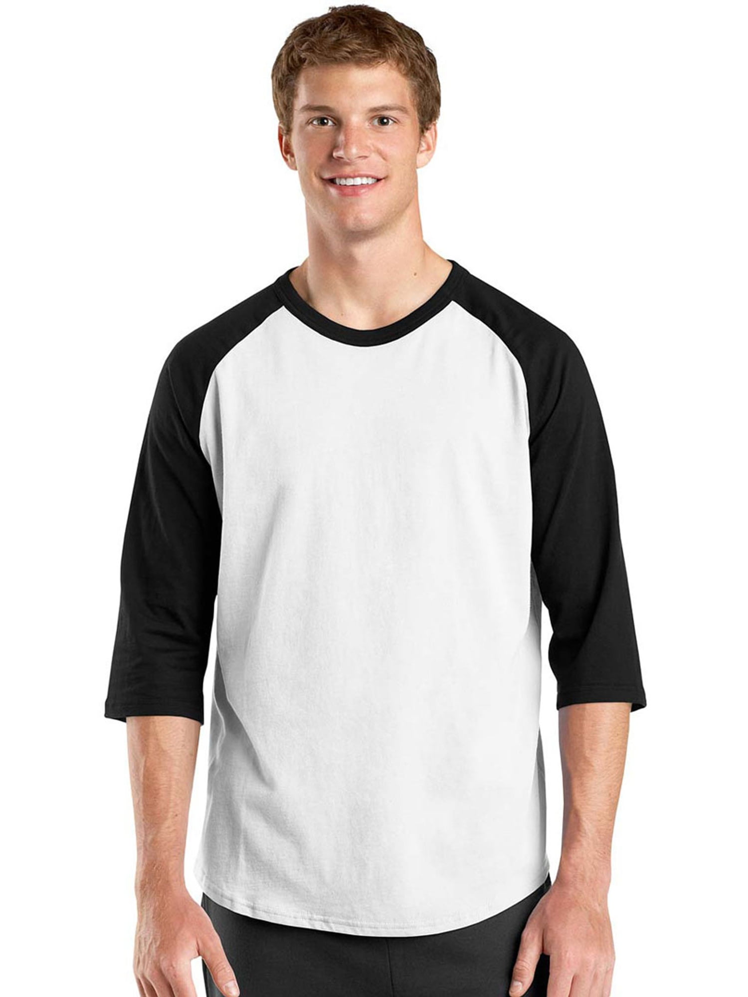 Sport-Tek Men's 3/4 Raglan Sleeves Colorblock Jersey - Walmart.com