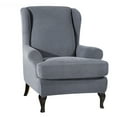 thumbnail image 1 of Amdohai Sofa Covers Wing Chair Elastic Fabric Stretch Couch Slipcover Polyester, 1 of 7