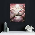 thumbnail image 4 of JRXY  Pink and Grey Canvas Wall Art for Living Room Bedroom Bathroom Girls Pink Paris Theme Room Decor London Big Ben Tower Eiffel Golden Gate Bridge with Butterfly Painting Wall Decor pattern3, 4 of 4