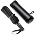 thumbnail image 1 of WWS-Miserwe Umbrella 12 Ribs Windproof with Auto Open Close Button Teflon Coating Golf Umbrella Lengthened Handle Travel Umbrella with Free Upscale Leather Umbrella Cover, 1 of 4