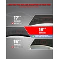 thumbnail image 6 of 4 Pack 16 inch Wheel Cover Hubcap Compatible with Toyota Corolla 2009-2026,Snap-on Installation,Black Lacquer, 6 of 7