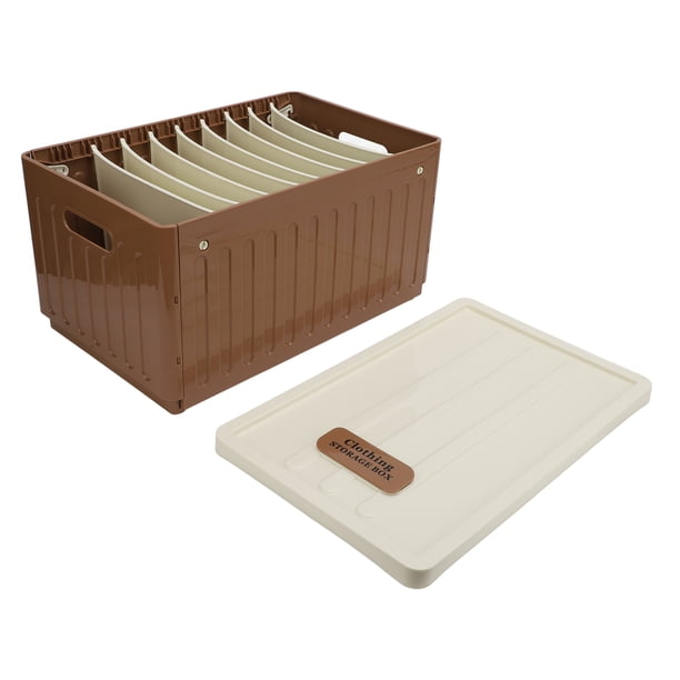 Organizador de Armario Plegable de 9 Rejillas, Contenedor de Almacenamiento de ROPA APILABLE DE MATERIAL PP Contavable para Pantalones, Suéter, Camisa