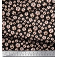 thumbnail image 2 of Soimoi Moss Georgette Fabric Cartoon Football Sports Printed Craft Fabric by The Yard 42 Inch Wide, 2 of 3