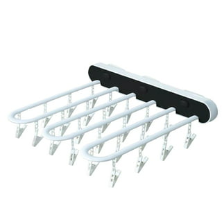 Whitmor Stainless Steel Clip & Drip Hanger with 20 Clips