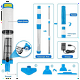 thumbnail image 5 of Swimming Pool Vacuum Rechargeable Handheld Cordless Pool Spa Cleaner for Pool Cleaning of Sand and Debris US Plug, 5 of 6
