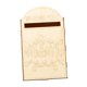 thumbnail image 2 of Caja para tarjetas de boda, buzón, sin pintar, bricolaje, suministros para bodas, sobre de madera rústica Estilo A, 2 of 9