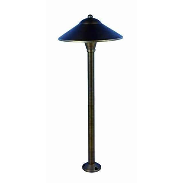 Elitco Lighting P800 24 x 9 Po. Projecteurs Paysagers pour Allée - Laiton Antique