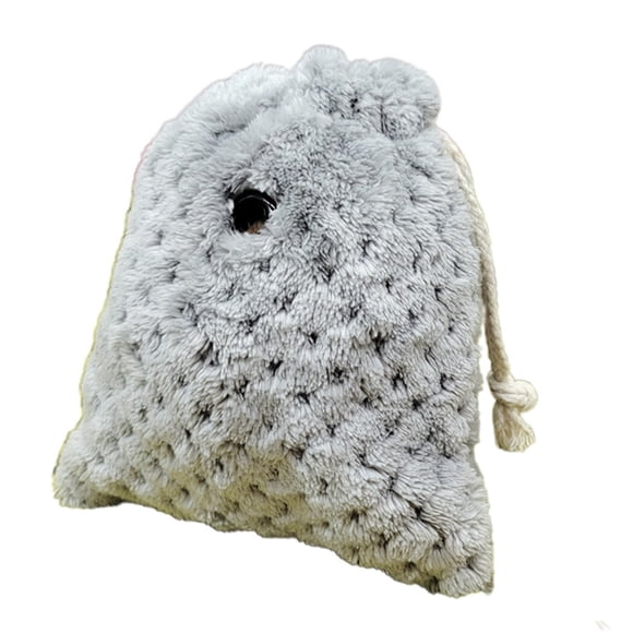 Hamster Sleeping Bag Plush: Soft Drawstring Rat Bed Small Animals Pouch Carrier