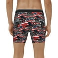 thumbnail image 4 of Xecao Red And Blue Cars Print Boxer Briefs for Men's Stretch Moisture-Wicking Underwear, Mid-Rise Classics breathable fabric, 4 of 7