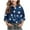 Blue a4, variant on UQJfacai Girls Long Sleeve Button Down Shirts Star Graphic Fall Cute Tops Kids Lappel Collar Casual Blouses with Pocket 3-16 Years