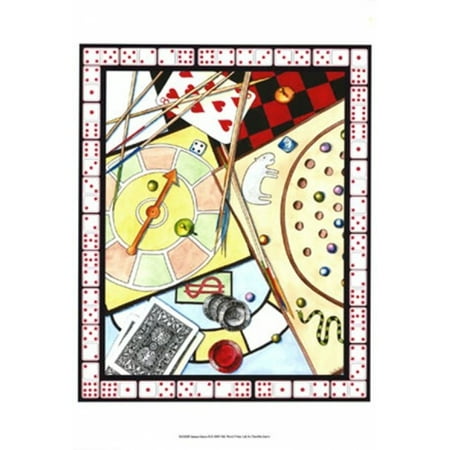 15 Poster Print - Games Galore II Poster Print by Chariklia Zarris (12 x 15)