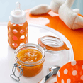 thumbnail image 3 of Le Parfait Super Terrine - 125ml French Glass Canning Jar w/Straight Body, Airtight Rubber Seal & Glass Lid, 4oz (Pack of 4) Stainless Wire, 3 of 6