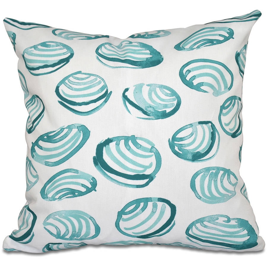 E by design O5PGN472BL3-20 Printed Outdoor Pillow