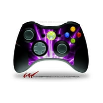 Lightning Purple - Decal Style Skin fits Microsoft XBOX 360 Wireless Controller (CONTROLLER NOT INCLUDED) by WraptorSkinz