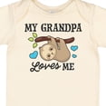 thumbnail image 4 of Inktastic My Grandpa Loves Me with Sloth and Hearts Boys or Girls Baby Bodysuit, 4 of 5