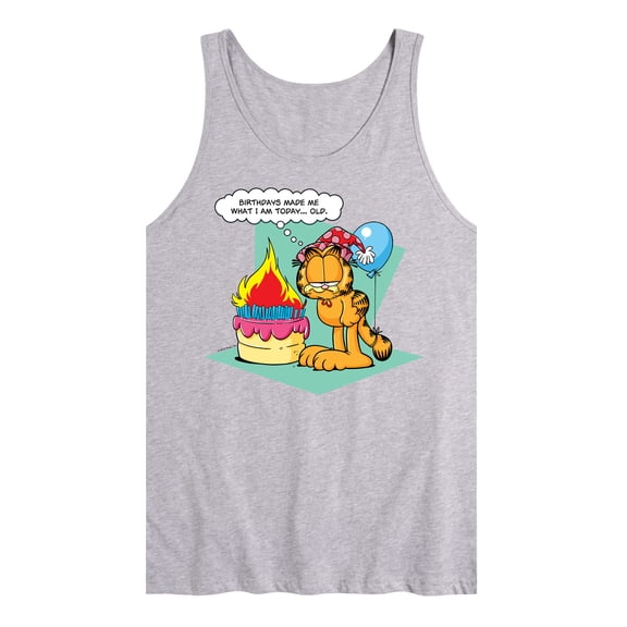 Garfield - Birthday's Make Me Old - Men's Jersey Tank Top