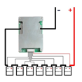 thumbnail image 2 of Placa de Protección de Batería de Litio de 24V 50A 6S con Equilibrio de Batería de Energía/Placa de Protección PCB Mejorada, 2 of 5
