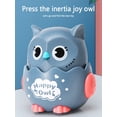 thumbnail image 3 of Jouet Hibou Classique à Remonter Hibou Drôle Voiture Inertielle Animal Jouet à Rétrofriction Piles Nécessaires pour Garçons Filles Enfants Tout-Petits, 3 of 7