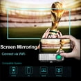 thumbnail image 4 of 5000 Lumens Android Projector, FLZEN F1A 1080p Native Projector WiFi Bluetooth, Home Theater Projector 50"-300", Airplay Miracast Screen Mirroring, HDMI USB VGA Game Consoles TV Stick PC Compatible, 4 of 13