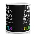 thumbnail image 3 of I Was Dropped As a Baby New Born Coffee Tea Ceramic Mug Office Work Cup Gift 15 oz, 3 of 3