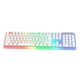 thumbnail image 4 of Teclado mecánico para juegos, teclado para juegos, retroiluminación LED, USB, con cable, 104 teclas Blanco, 4 of 9