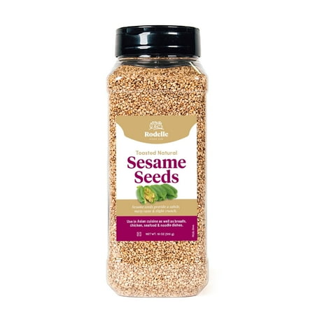 Rodelle Toasted Sesame Seeds, 18 oz, Pack of 1