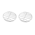 thumbnail image 1 of 2x NUEVO Parrilla forma forma material acero inoxidable de repuesto picnic - Plata, 28 cm Gloria Rejilla de cocina de acero inoxidable, 1 of 8