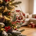 thumbnail image 5 of STPToys Christmas Decoration DIY Pearl Art Hanging Ornament Kit with Santa Claus Tree Wreath Design, Acrylic Base for Wall Door Home Holiday Decor, 5 of 6