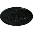 thumbnail image 3 of 40 5/8"OD x 1 3/4"P Milton Ceiling Medallion (Fits Canopies up to 7 7/8"), Hand-Painted Black Pearl, 3 of 6