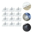 thumbnail image 4 of Shisuyan 12pcs Shelf Support Peg Plastic Transparent Anti-slip Retainer for Home Organization, 4 of 8