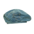 thumbnail image 4 of Denim Hat casco Mujeres para francés Capítulo Causer Pintor para vacaciones de viaje Azul, 4 of 8