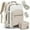 Light Khaki-Beige, variant on Lovevook Backpack Men Women, 40L Expandable Carry On Backpack Set Airline Approved, Larger Waterproof Suitcase Weekender Overnight Bag TSA Friendly