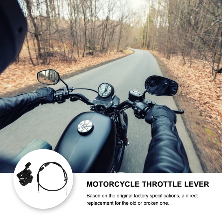 Universal Motorcycle Handlebar Hand Grip Control Assist Throttle Lever – Rubber