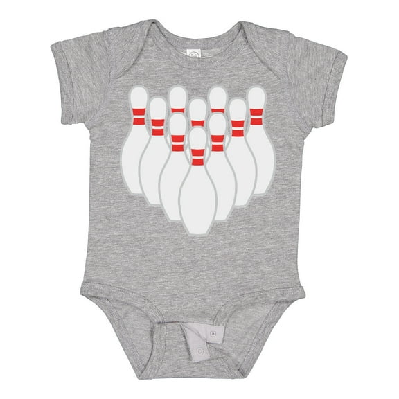 Inktastic Ten Pins for Bowling Boys or Girls Baby Bodysuit
