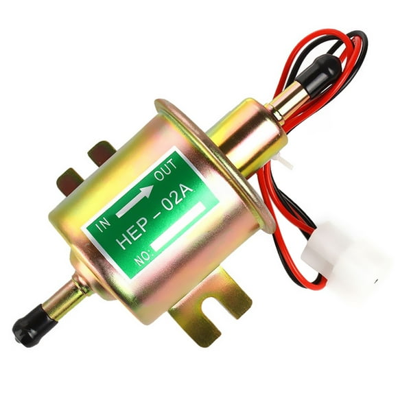 Universal Metal Solid Gasoline Petrol 12V Inline Vehicle Electric Fuel Pump HEP-02A Low Pressure Automobile Cars for Mazda Toyota
