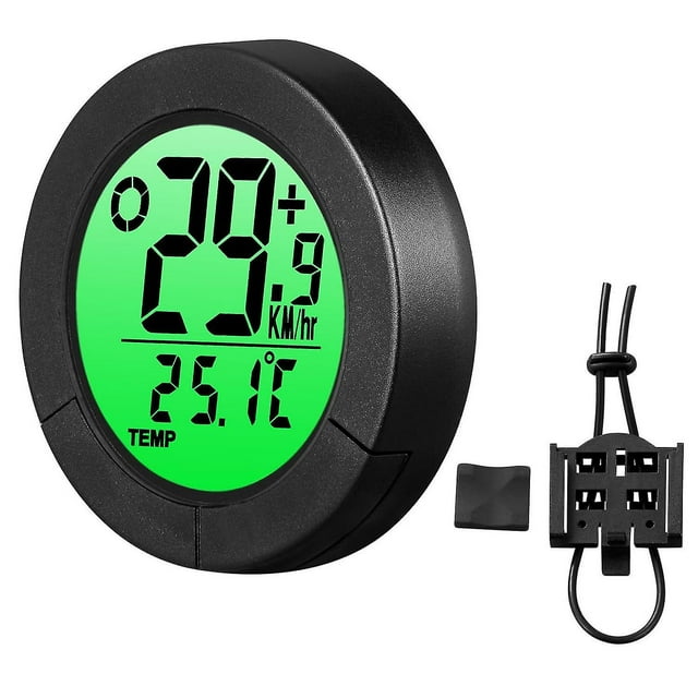 Velocímetro de bicicleta B50-BC23 con medición de temperatura medidor de código de bicicleta impermeable de 1,57" (estándar
