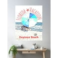 thumbnail image 2 of Florida Vacation Daytona Beach Poster Wall Art, Modern Wall Decor, 16x24 UNFRAMED, 2 of 3