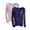 Pink, variant on Aloohaidyvio 2 Pack Womens Long Sleeve Shirts Going Out Stretch Tops Crew Neck Tops Slim Fit T shirts with Built in Bra Beige S