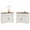 White, variant on WAMPAT Nightstands with 4 Doors and 2 Drawers, Large Wood Nightstand Storage Cabinets with Storage Cabinets, Modern Farmhouse End table Credenza for Bedroom, White, 2 PCS