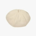 thumbnail image 1 of LinYooLi Japanese Short Brimmed Beret For Women In Spring And Autumn, With A Large Head Circumference And A Retro Cloud Hat That Shows Off The Face, Small Painter, And Children's Hat, 1 of 9