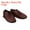 Brown, variant on Uxcell Shoe Covers, 5 Pairs Reusable Non Slip Shoe Protector Covers for Indoors Home, Dark Red
