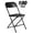 Black, variant on Plastic Folding Chair Bundle (Steel-Poly Chair), 100 Chair Bundle by Chivari