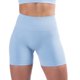 thumbnail image 4 of Gibobby Short Deportivo Pantalones cortos de algodón para mujer, cintura alta elástica, plisados, con volantes, lindos, para la playa, informales, fluidos(Aqua, M), 4 of 5