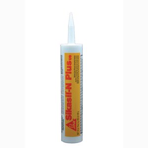AP Caulk Sealant 017-412136 Sikasil N-Plus; Compatible With Interior And Exterior Applications; Silicone Sealant; White; 295 Milliliter Cartridge; Single
