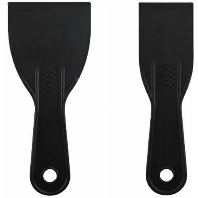 Espátula de plástico suave, raspador de pintura de plástico de diferentes tamaños, espátula de masilla de plástico (2/3 "), 2 uds.