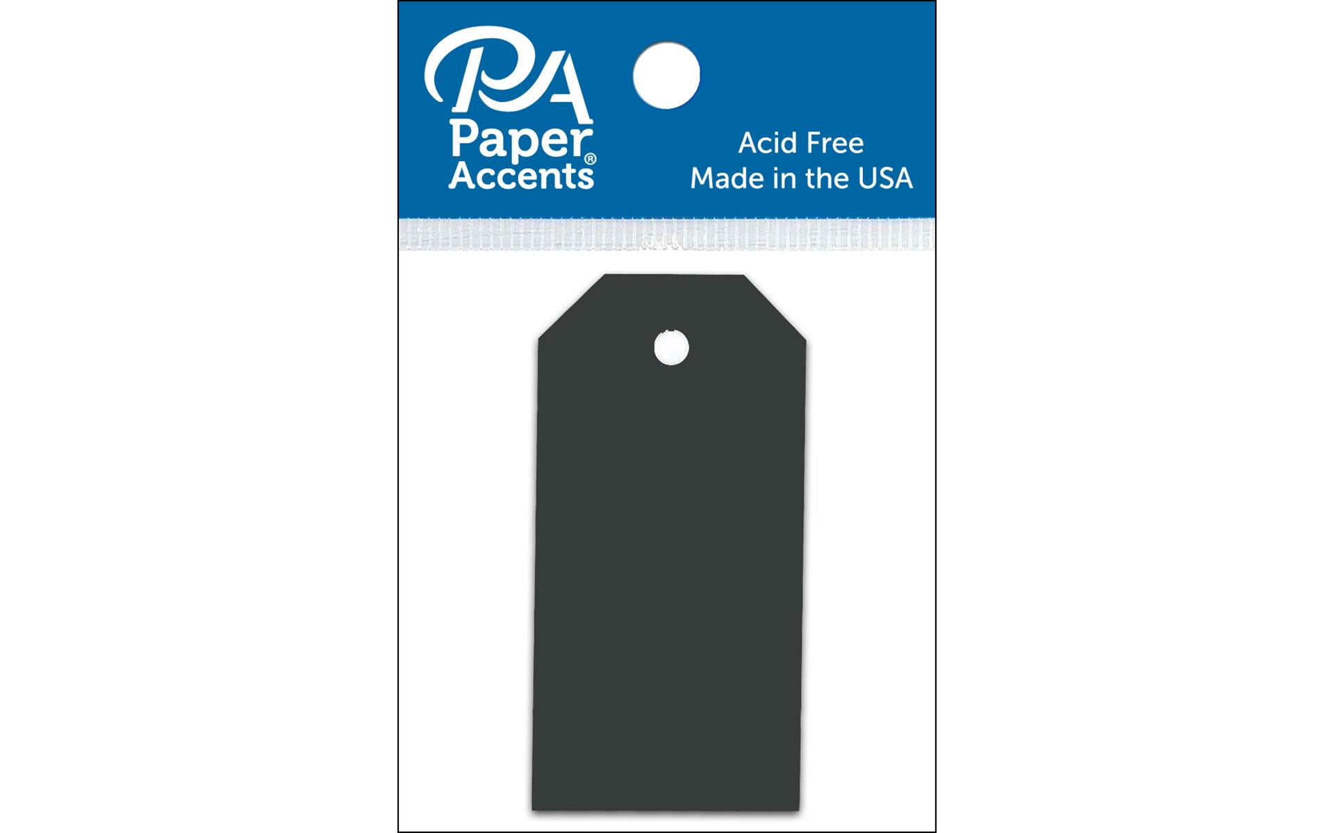 Craft Tags 1.25x2.5 20pc Black