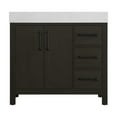 thumbnail image 5 of Elegant Kitchen and Bath 36 inch Single Bathroom Vanity In Mocha Brown, 5 of 10