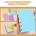 thumbnail image 4 of 250 Pages Lined Loose Leaf Punched Paper Refills for 6 Hole Binder Organizer Diary Notebook School Refillable Planner for 6Ring Notebook, 4 of 9